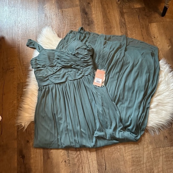 BIRDY GREY Elsye Mesh Dress In Sea Glass - Picture 4 of 6